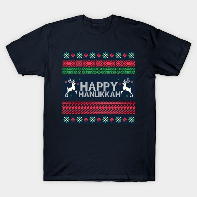 Happy Hanukkah T-Shirt by MZeeDesigns